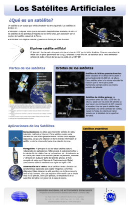 Los Satélites Artificiales - Programa 2Mp