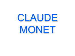 CLAUDE MONET