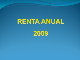 charla de renta anual 2009