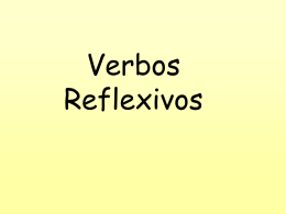 Verbos Reflexivos