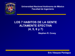 Habitos 4, 5, 6, 7, Eric Vásquez Paniagua, 2007-1