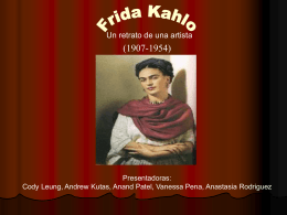 Frida Kahlo: A Protrait of an Artist
