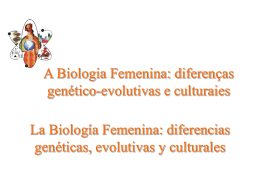 Biología Femenina: genética-biológicos o culturales
