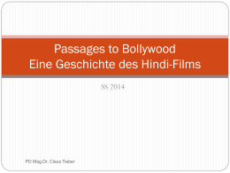 bollyVO - Passages to Bollywood