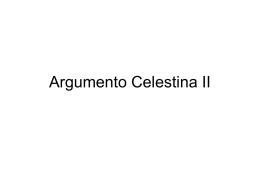Argumento Celestina II - IES Alexandre de Riquer