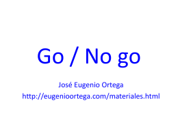 Ejercicio Go/No go - José Eugenio Ortega