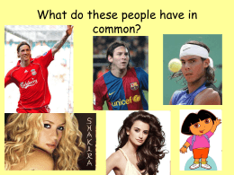 What do these people have in common?