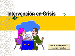 INTERVENCIÓN EN CRISIS