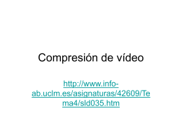 Compresión de vídeo