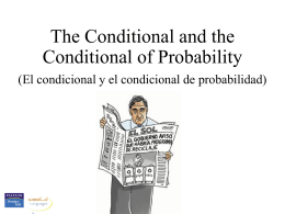 The conditional and the conditional of probability