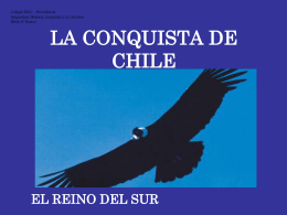 LA CONQUISTA DE CHILE