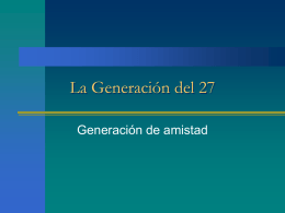 La Generación del 27