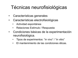 Técnicas neurofisiológicas