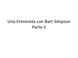 Una Entrevista con Bart Simpson Parte II