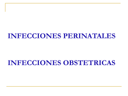 Infecciones obstétricas y perinatales