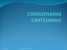 COORDENADAS CARTESIANAS