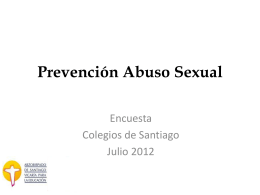Prevención Abuso Sexual - Vicaría para la Educación