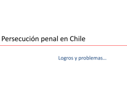 Persecucion penal en Chile
