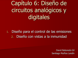 Capítulo 6: Diseño de circuitos analógicos y digitales