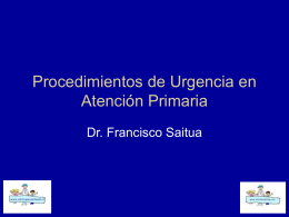 Procedimientos de Urgencia en Cirugía Pediátrica.