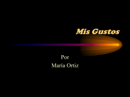 Mis Gustos - University of Illinois Extension