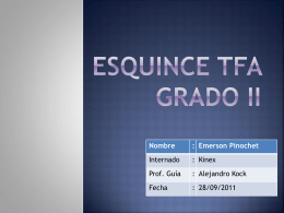 Esquince TFA Grado II