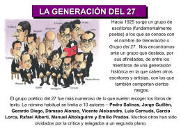 la generación del 27