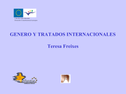 Género y Tratados Internacionales