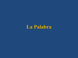 La Palabra - WordPress.com