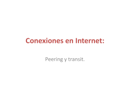 Conexiones en internet: