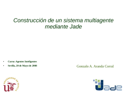 Construcción de un sistema multiagente mediante Jade