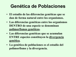 Genética de Poblaciones