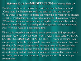 Hebrews 9:24-28 (N.I.V.)