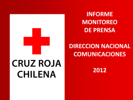 2011-2012: informe monitoreo prensa, radio y television
