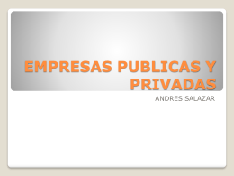 empresas publicas y privadas