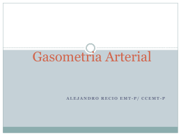 Gasometria Arterial - CIM - Cuidados Intensivos Moviles
