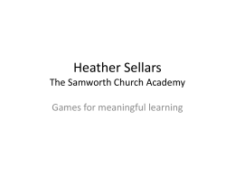 Heather Sellars The Samworth Church Academy
