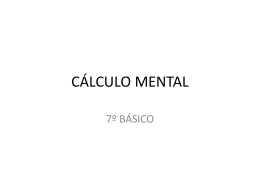 calculo mental 7