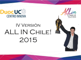 Final ALL IN Chile! En Números