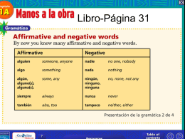 Affirmative and Negative Words PowerPoint
