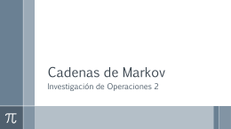 cadenas de markov io2
