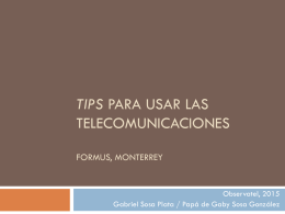Tips para usar las telecomunicaciones