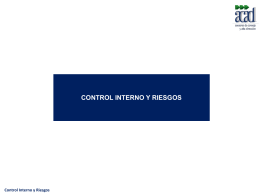control interno y riesgos