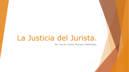 La Justicia del Jurista.