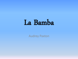 La Bamba - Span211RF2012