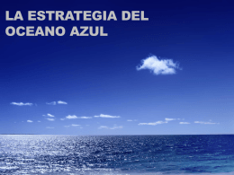 La estrategia del Oceano azul