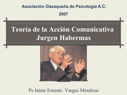 Teoría de la Acción Comunicativa Jurgen Habermas