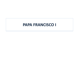 PAPA FRANCISCO I
