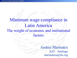 Salarios mínimos en América Latina