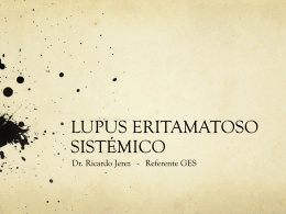 LUPUS ERITAMATOSO SISTÉMICO - Hospital Dr. Gustavo Fricke